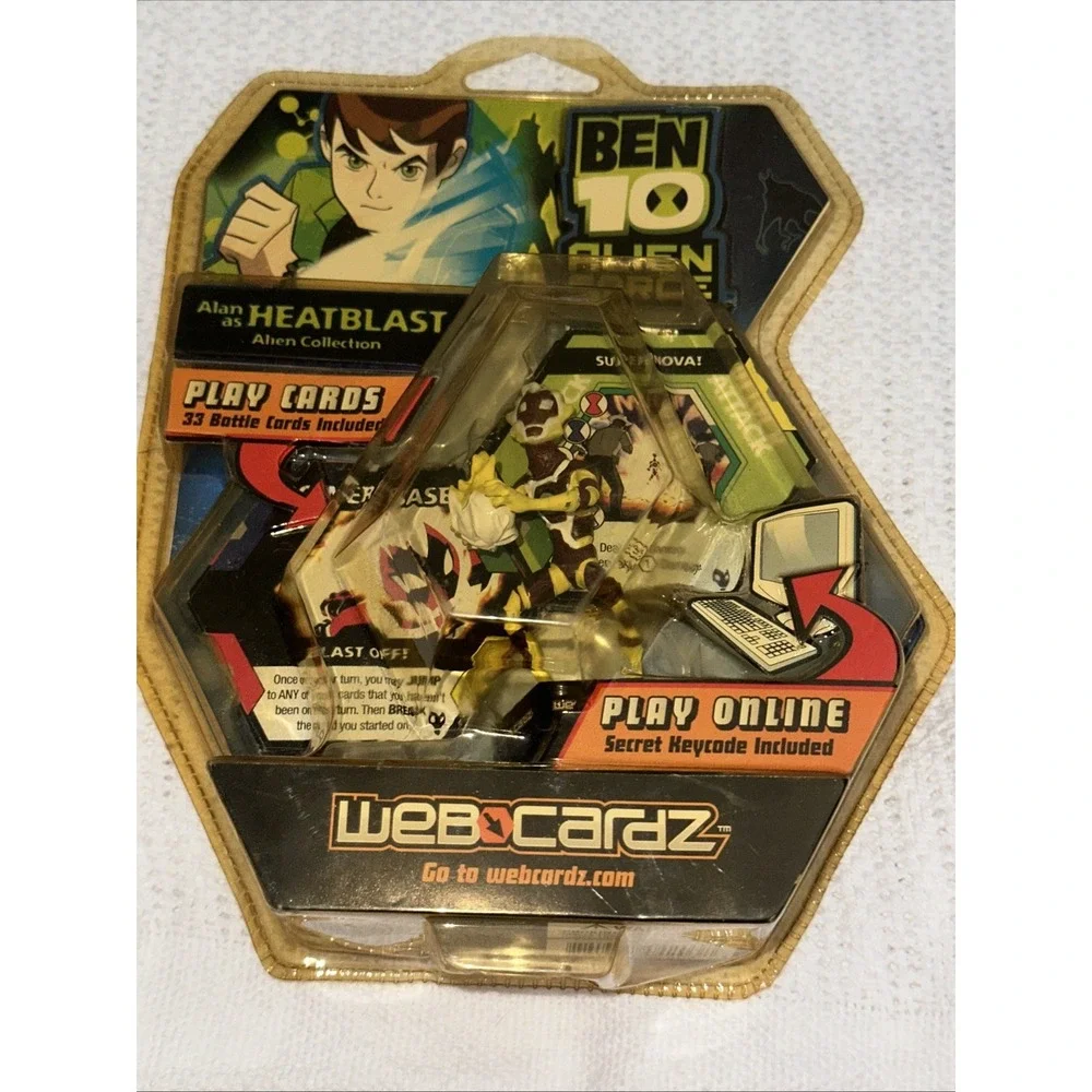 Ben 10 Alien Force - Alan as Heatblast‎ WebCardz & Figure A17